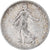 Moneda, Francia, Semeuse, Franc, 1904, Paris, BC+, Plata, KM:844.1, Gadoury:467