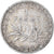 Moneda, Francia, Semeuse, Franc, 1904, Paris, BC+, Plata, KM:844.1, Gadoury:467