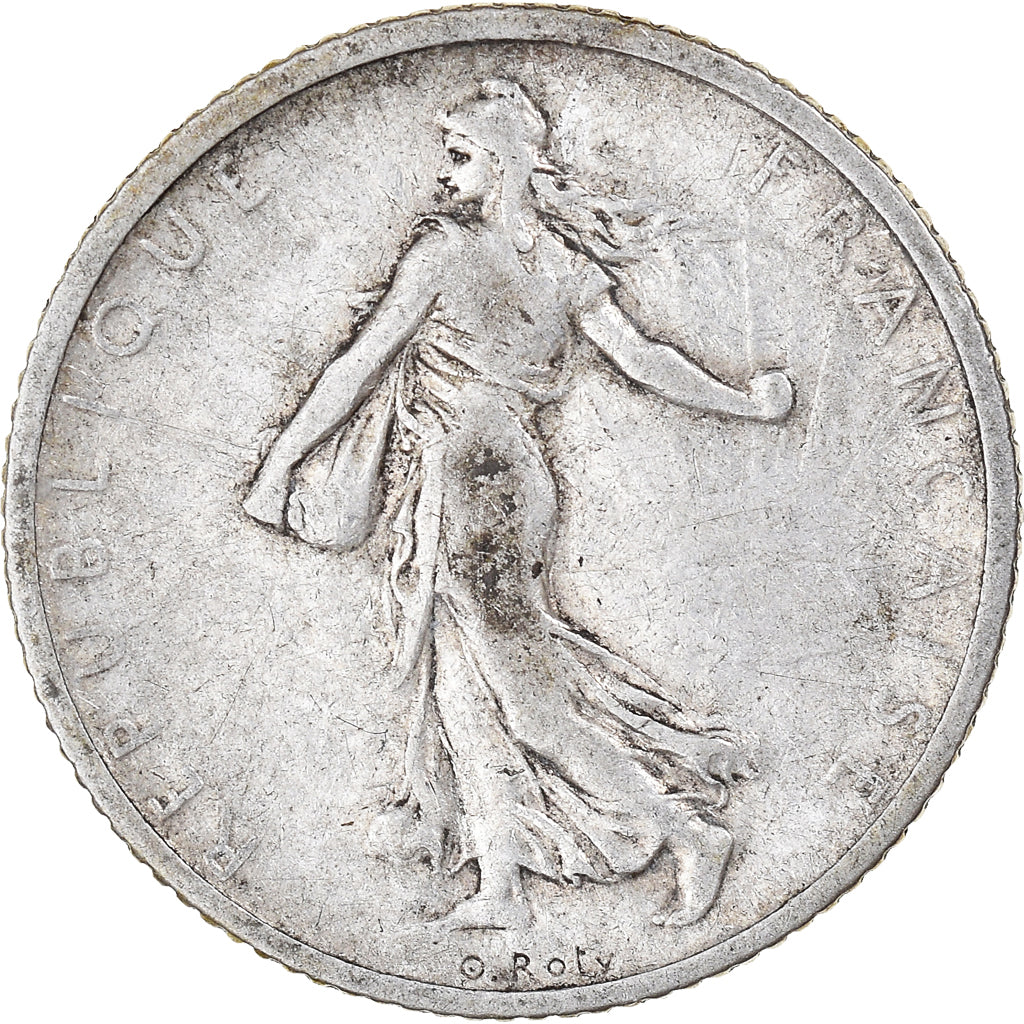 Coin, France, Semeuse, Franc, 1906, Paris, VF(20-25), Silver, KM:844.1