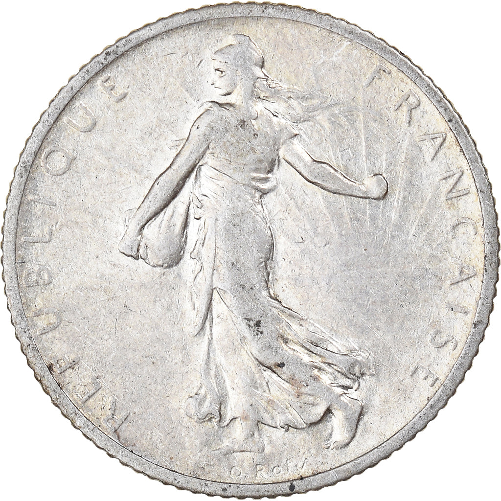 Moneda, Francia, Semeuse, Franc, 1910, Paris, MBC, Plata, KM:844.1, Gadoury:467