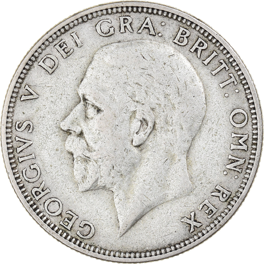 Munten, Groot Bretagne, George V, Florin, Two Shillings, 1929, FR+, Zilver