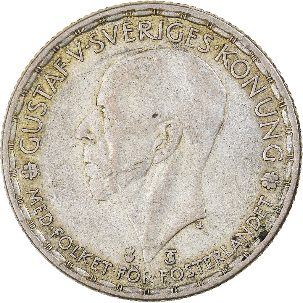 Münze, Schweden, Gustaf V, Krona, 1946, SS, Silber, KM:814