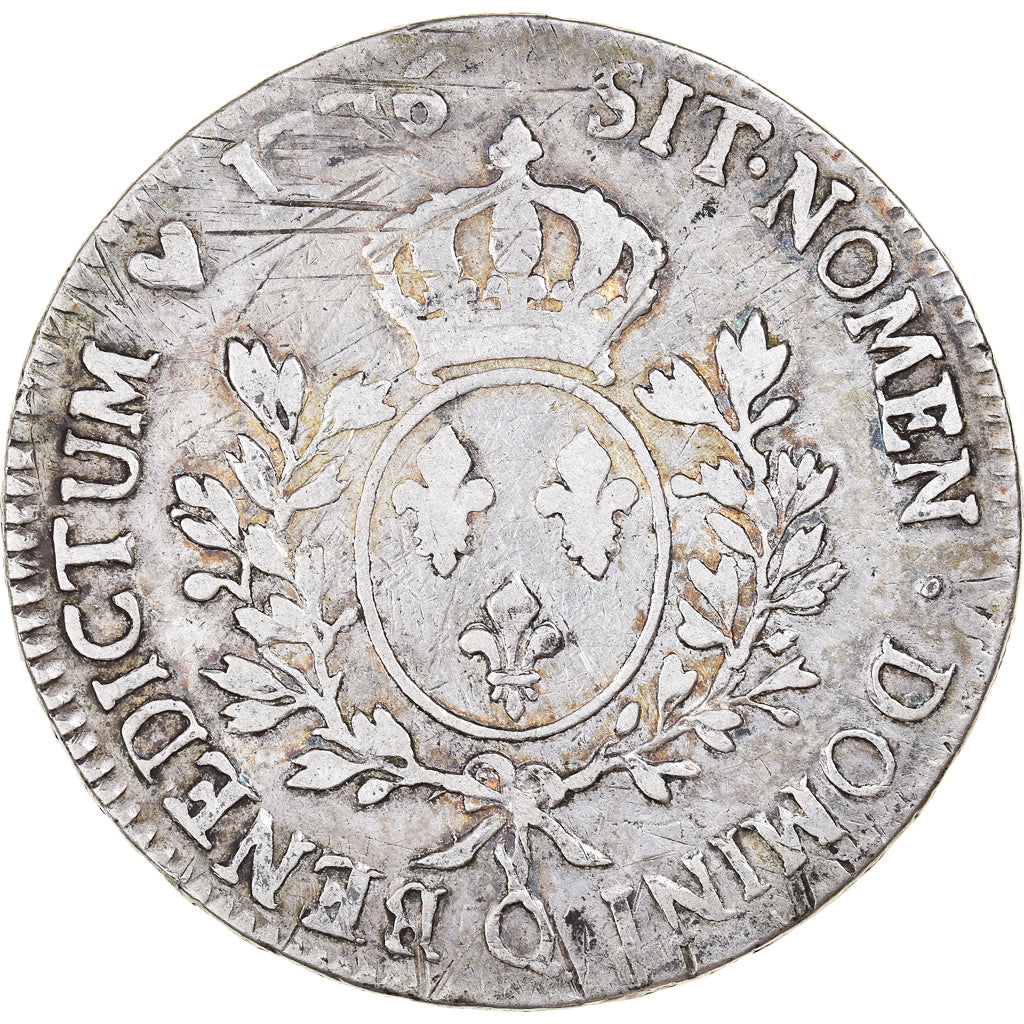 Francia, Louis XVI, Ecu, Écu aux branches d'olivier, 1776, Perpignan, Argento