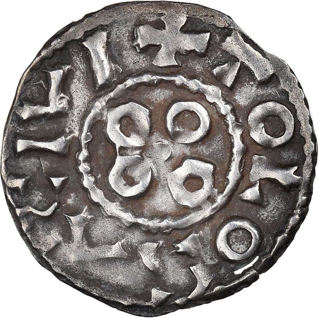 Münze, Frankreich, Eudes, Denier, 888-898, Toulouse, SS+, Silber, Depeyrot:1012