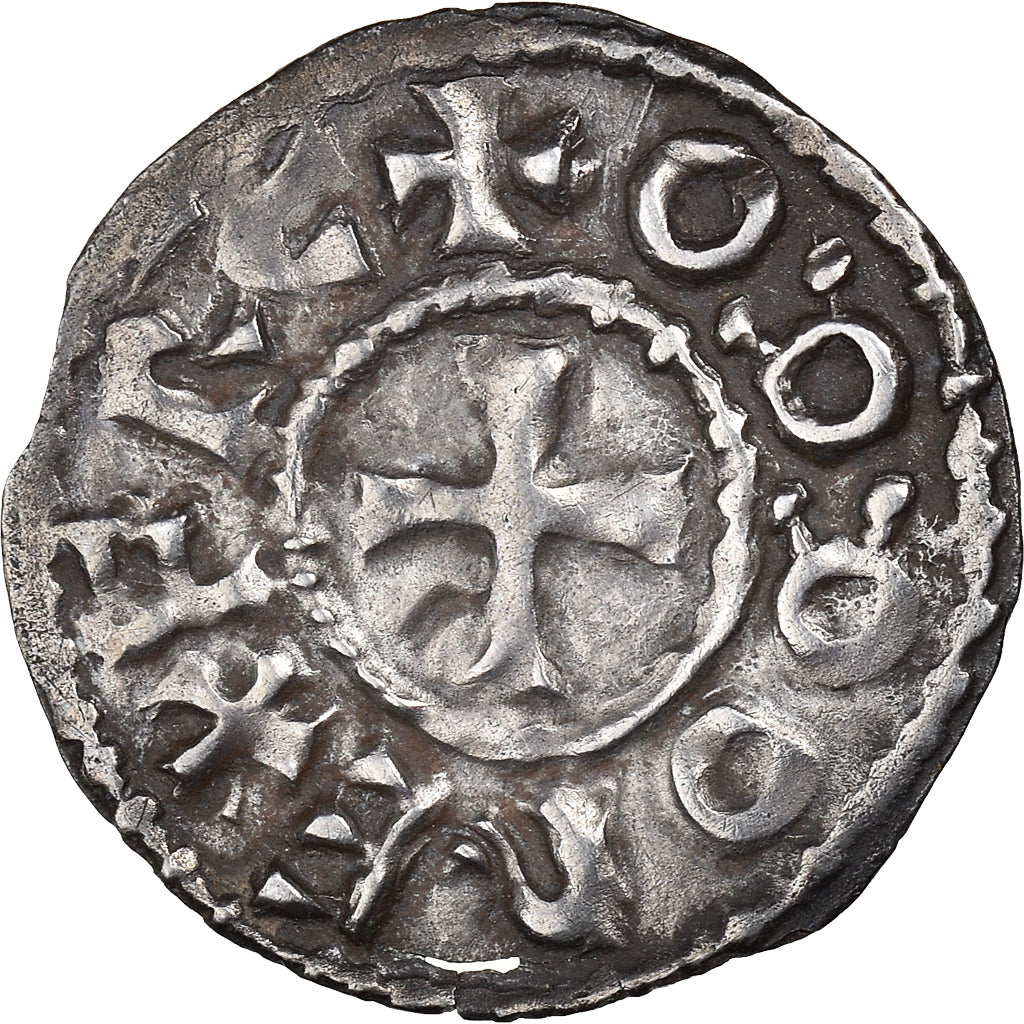 Münze, Frankreich, Eudes, Denier, 888-898, Toulouse, SS+, Silber, Depeyrot:1012