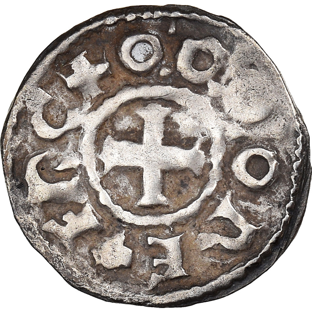 Münze, Frankreich, Eudes, Obol, 888-898, Toulouse, SS, Silber, Depeyrot:1014