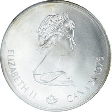 Coin, Canada, Elizabeth II, Fencing, 5 Dollars, 1976, MS(65-70), Silver, KM:107