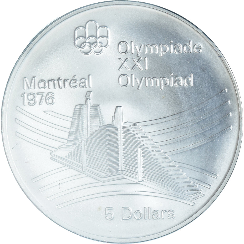 Coin, Canada, Elizabeth II, 5 Dollars, 1976, Royal Canadian Mint, Ottawa
