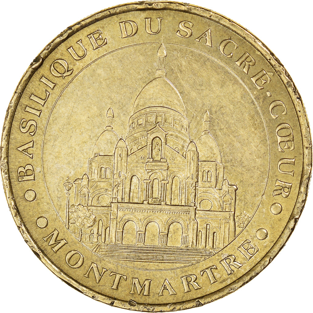 France, Token, Touristic token, Basilique du Sacré Coeur de Montmartre, 2001