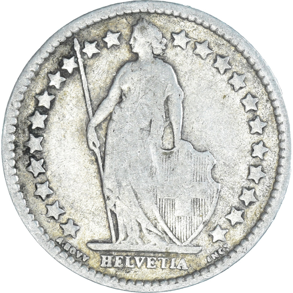 Moneta, Szwajcaria, 1/2 Franc, 1898, Bern, VF(20-25), Srebro, KM:23