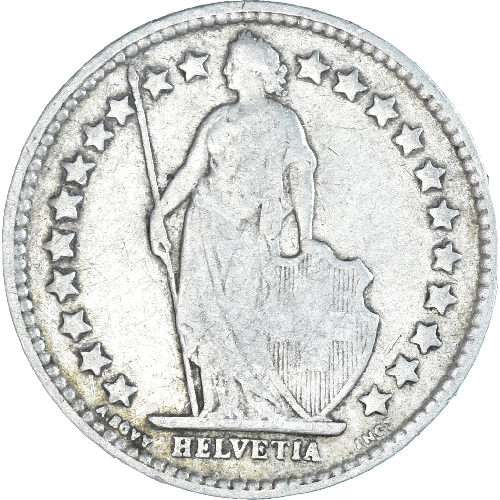 Coin, Switzerland, 1/2 Franc, 1905, Bern, VF(20-25), Silver, KM:23