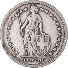 Coin, Switzerland, 2 Francs, 1944, Bern, EF(40-45), Silver, KM:21