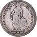Monnaie, Suisse, Franc, 1909, Bern, TB, Argent, KM:24