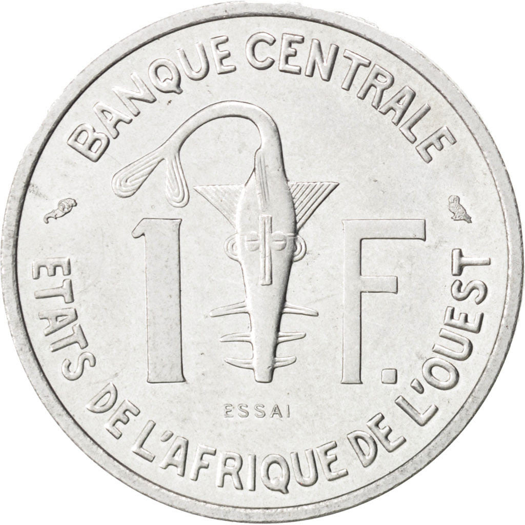 Coin, West African States, Franc, 1961, MS(63), Aluminum, KM:E3