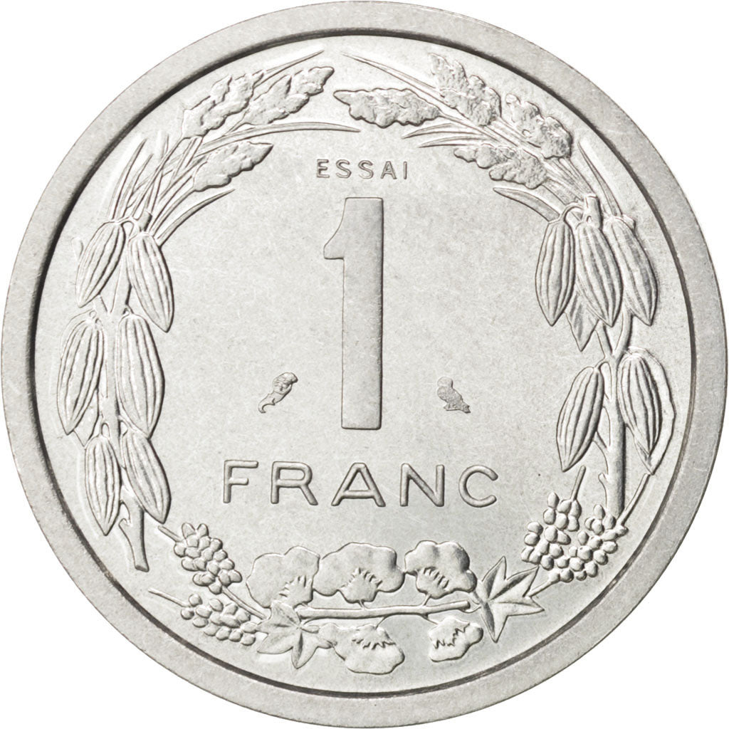 Münze, Äquatorial Afrikanische Staaten, Franc, 1969, Paris, UNZ, Aluminium
