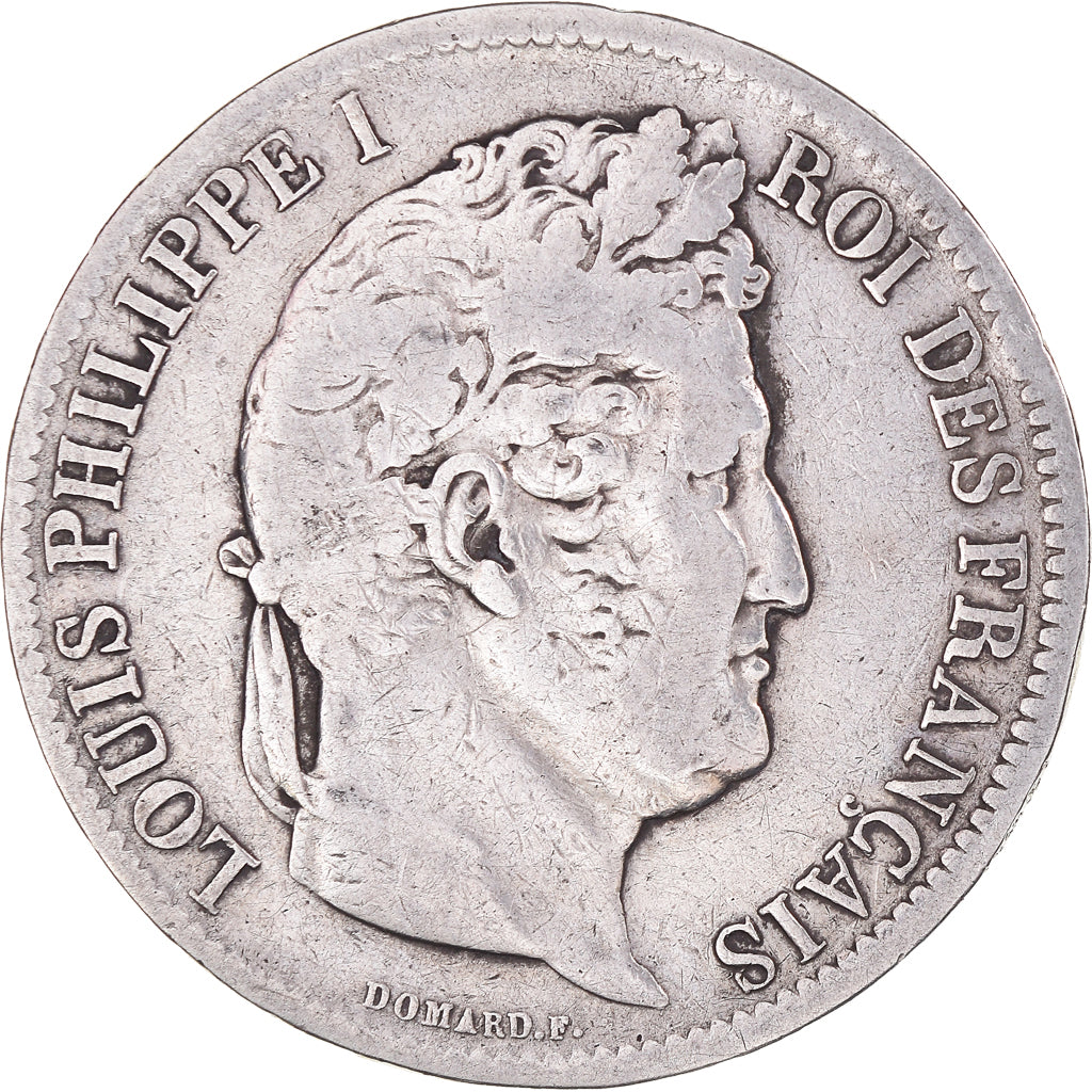 Moneta, Francja, Louis-Philippe, 5 Francs, 1831, Marseille, VF(20-25), Srebro