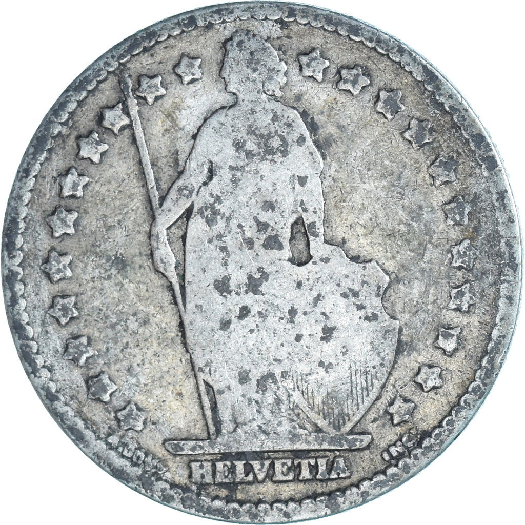 Monnaie, Suisse, Franc, 1894, Bern, B+, Argent, KM:24