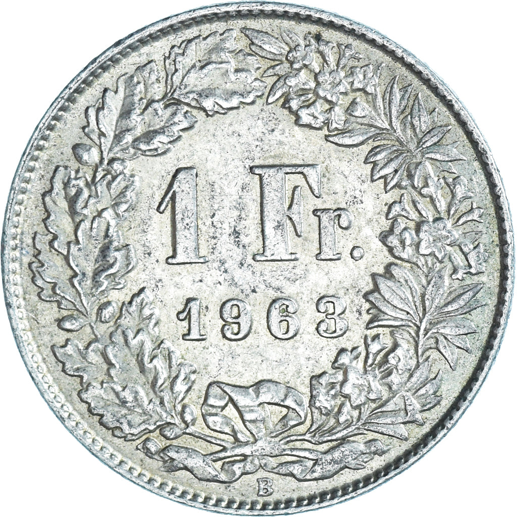 Monnaie, Suisse, Franc, 1963, Bern, TTB, Argent, KM:24
