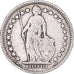 Moeda, Suíça, 1/2 Franc, 1914, Bern, EF(40-45), Prata, KM:23