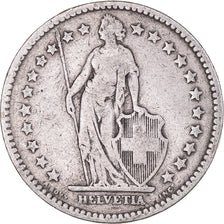 Coin, Switzerland, 2 Francs, 1886, Bern, VF(20-25), Silver, KM:21