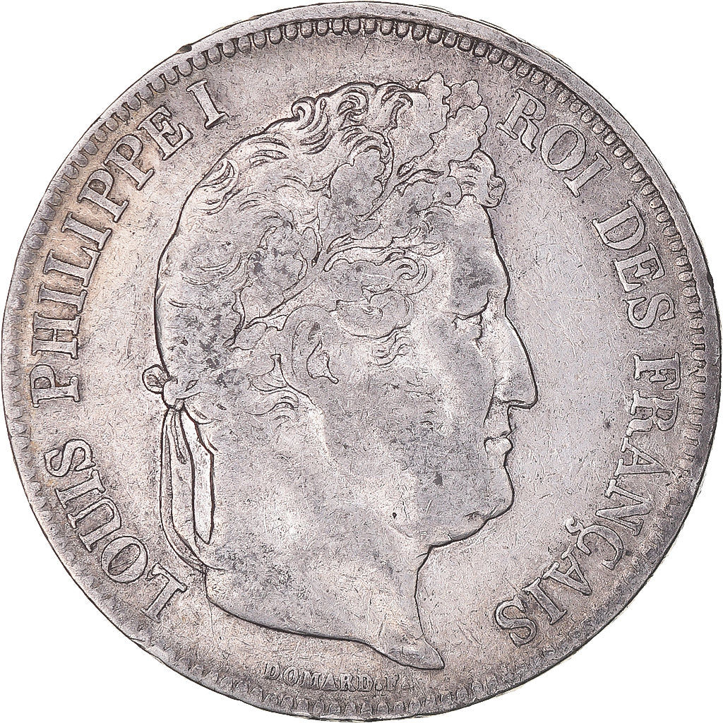 Coin, France, Louis-Philippe, 5 Francs, 1833, Limoges, VF(30-35), Silver
