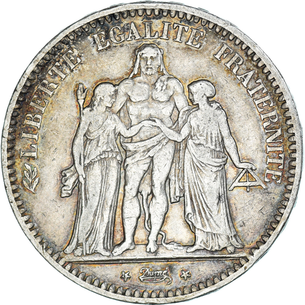 Münze, Frankreich, Hercule, 5 Francs, 1849, Paris, S+, Silber, KM:756.1