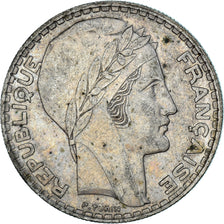 Münze, Frankreich, Turin, 20 Francs, 1937, Paris, SS, Silber, KM:879