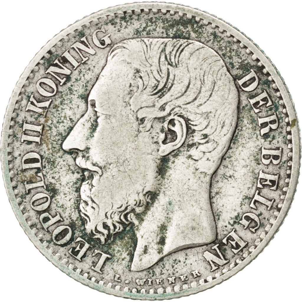 Monnaie, Belgique, Leopold II, Franc, 1886, TB+, Argent, KM:29.1