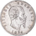 Moneta, Italia, Vittorio Emanuele II, 5 Lire, 1874, Milan, MB, Argento, KM:8.3