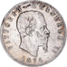Moneta, Italia, Vittorio Emanuele II, 5 Lire, 1874, Milan, MB, Argento, KM:8.3