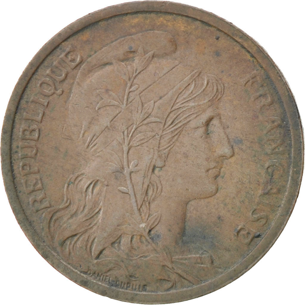 Münze, Frankreich, Dupuis, 2 Centimes, 1907, SS, Bronze, KM:841, Gadoury:107