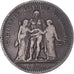 Monnaie, France, Hercule, 5 Francs, 1849, Paris, TB, Argent, Gadoury:683