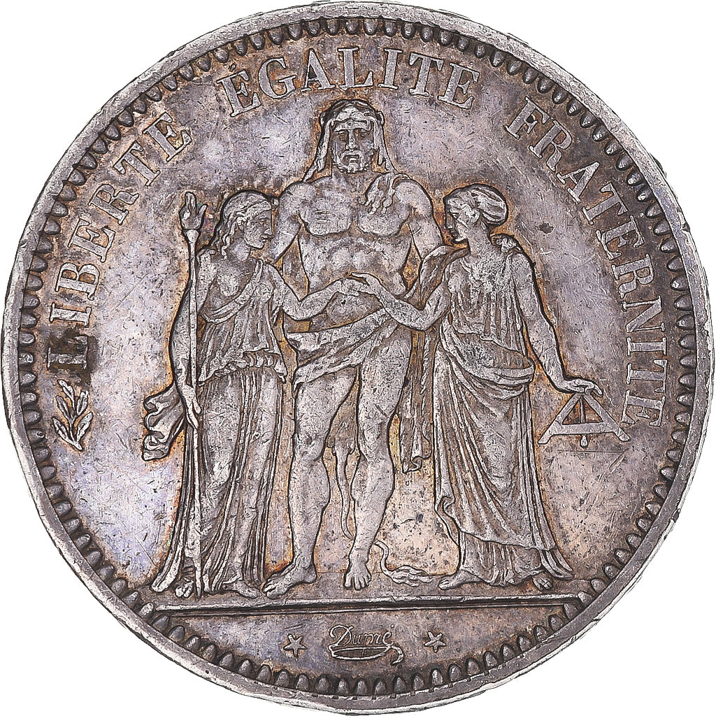 Coin, France, Hercule, 5 Francs, 1873, Paris, AU(50-53), Silver, KM:820.1