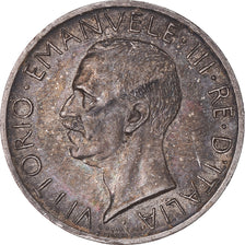Coin, Italy, Vittorio Emanuele III, 5 Lire, 1927, Rome, AU(50-53), Silver
