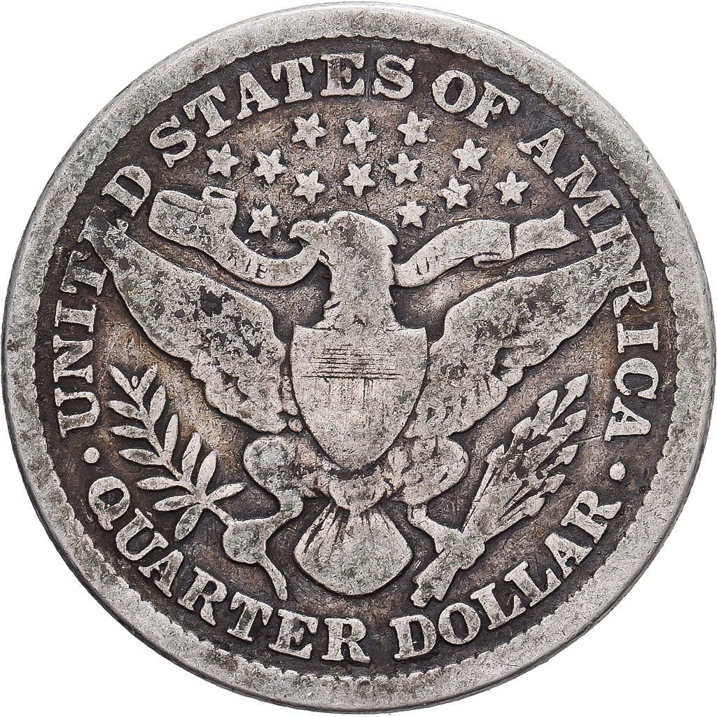 Münze, Vereinigte Staaten, Barber Quarter, Quarter, 1898, U.S. Mint
