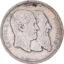 Coin, Belgium, Leopold II, Franc, 1880, VF(20-25), Silver, KM:38