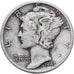 United States, Mercury Dime, Dime, 1943, Philadelphia, VF(30-35), Silver, KM:140