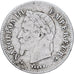 Moneta, Francja, Napoleon III, 20 Centimes, 1866, Paris, VF(20-25), Srebro