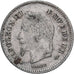 Monnaie, France, Napoleon III, 20 Centimes, 1867, Strasbourg, TB, Argent
