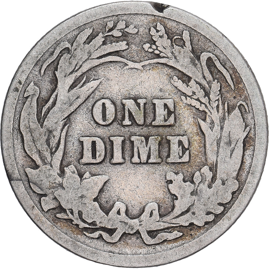 United States, Barber Dime, Dime, 1901, Philadelphia, F(12-15), Silver, KM:113