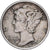 United States, Mercury Dime, Dime, 1918, San Francisco, AU(50-53), Silver