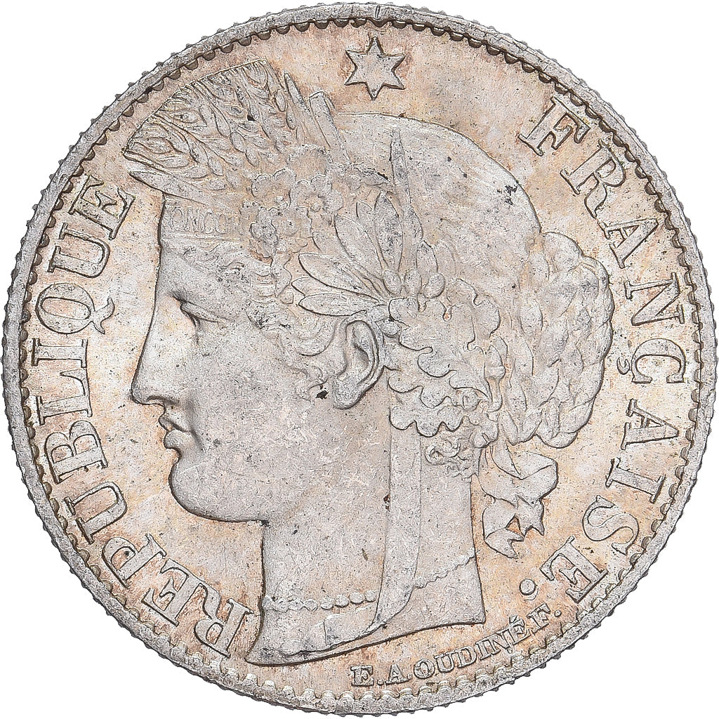 Coin, France, Cérès, 50 Centimes, 1895, Paris, AU(55-58), Silver, KM:834.1