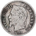 Coin, France, Napoleon III, 20 Centimes, 1867, Paris, F(12-15), Silver