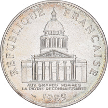 Coin, France, Panthéon, 100 Francs, 1989, Paris, MS(60-62), Silver, KM:951.1