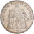 Coin, France, Hercule, 5 Francs, 1876, Bordeaux, AU(50-53), Silver, KM:820.2