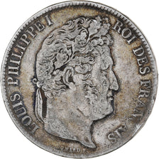 Coin, France, Louis-Philippe, 5 Francs, 1838, Paris, VF(20-25), Silver