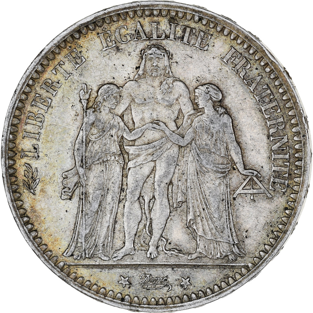 Coin, France, Hercule, 5 Francs, 1873, Paris, EF(40-45), Silver, KM:820.1