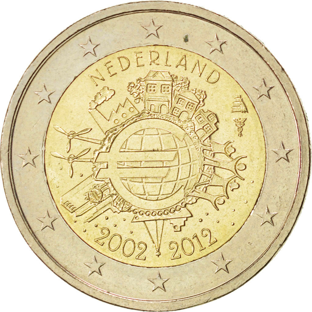 Netherlands, 2 Euro, 2012, MS(63)