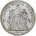 Munten, Frankrijk, Hercule, 5 Francs, 1873, Paris, ZF+, Zilver, KM:820.1