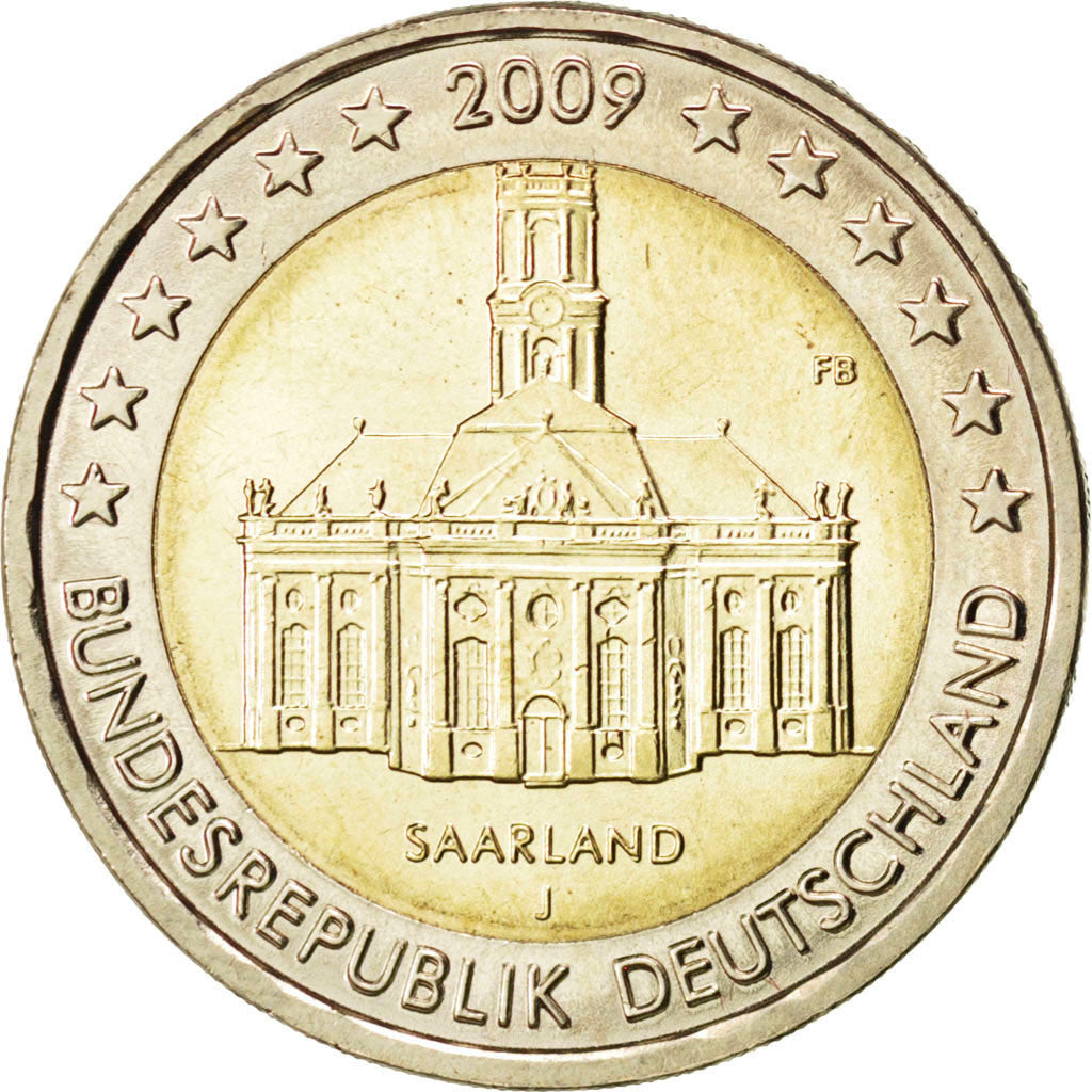 Niemcy, 2 Euro, 2009, MS(63)